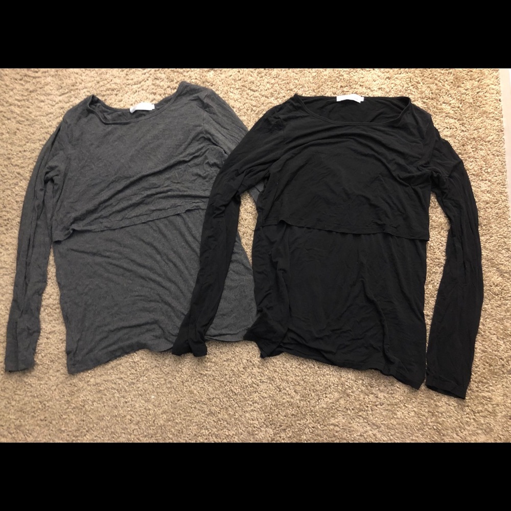 Latched Mama long sleeve nursing shirts